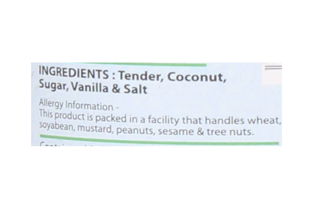 New Tree Fruit Meal Coconut Chips   Glass Jar  150 grams